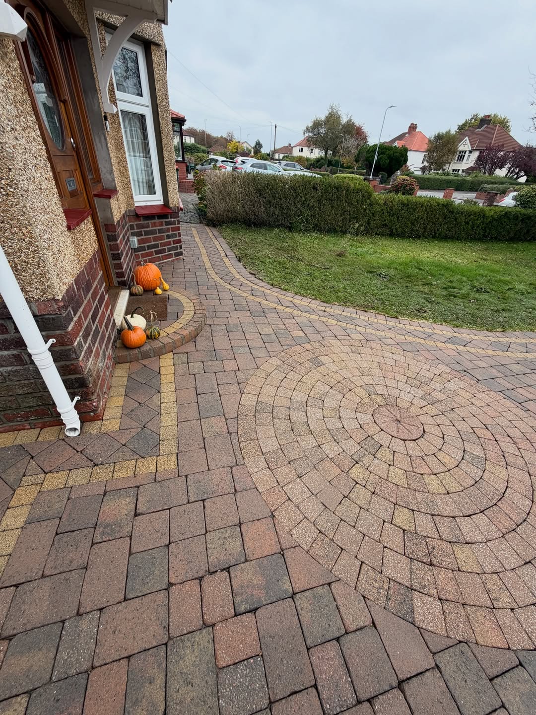 Patio and paving restored