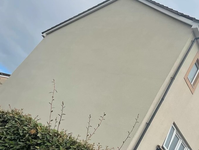 Clean walls and guttering