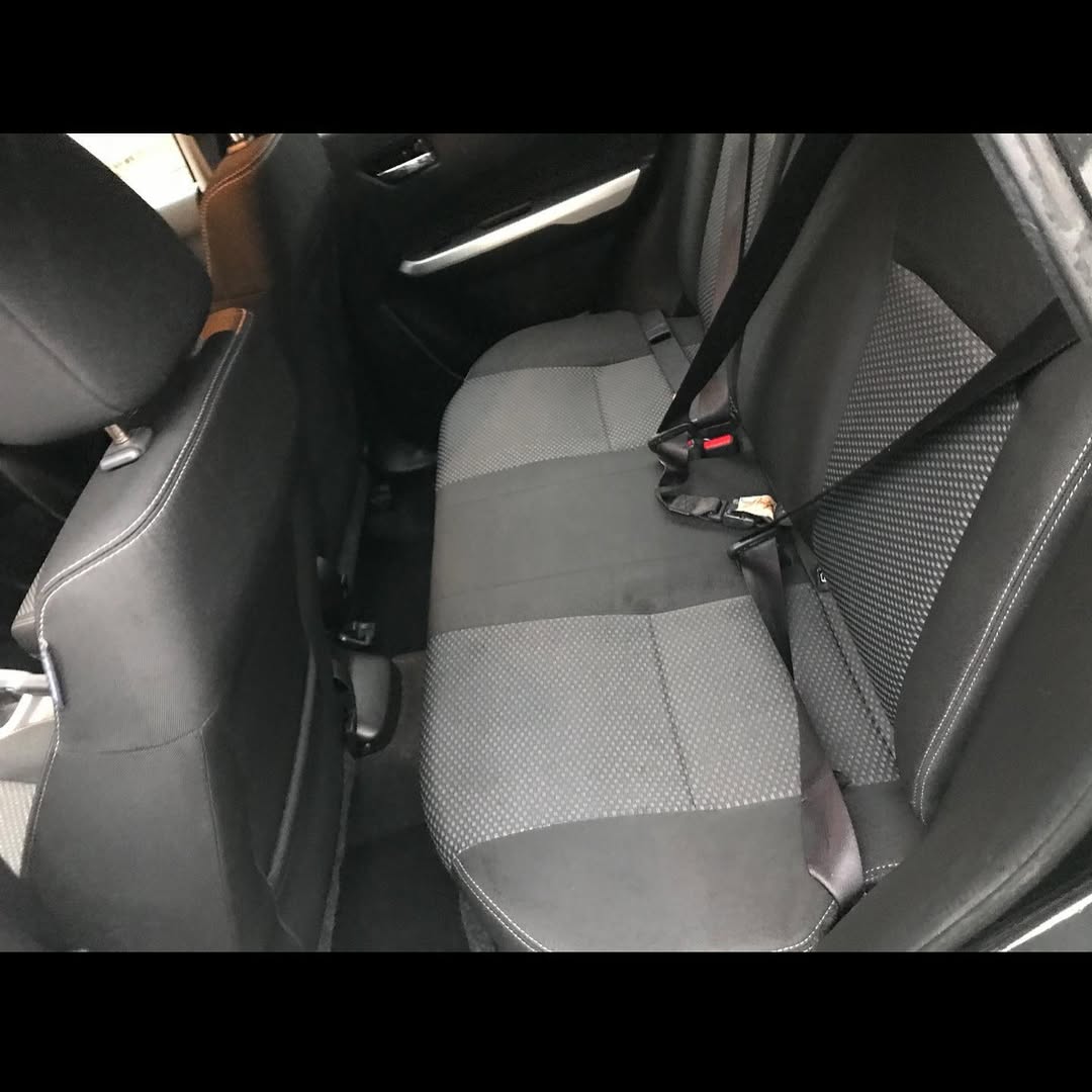 Rear interior deep cleaned